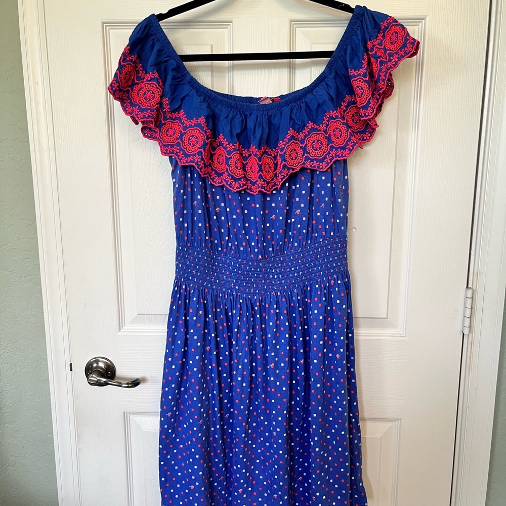 Lilly Pulitzer Blue and Pink Dress
